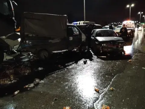 إصابة 10 أشخاص في حادث مرور بولاية بالبليدة