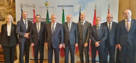 مشروع ممر الهيدروجين الجنوبي: توقيع الإعلان المشترك للنوايا السياسية في روما