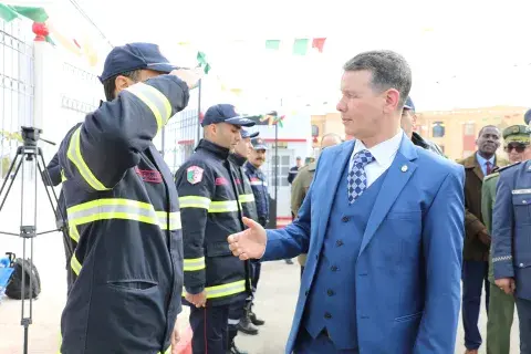 بسكرة: المدير العام للحماية المدنية يدشن ثلاث وحدات ثانوية